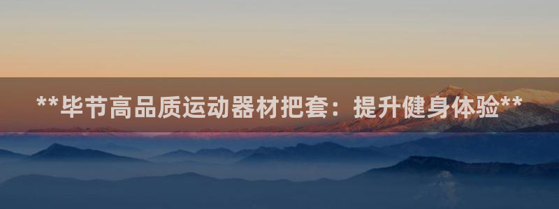 海南意昂体育3发展怎么样：**毕节高品质运动器材把套