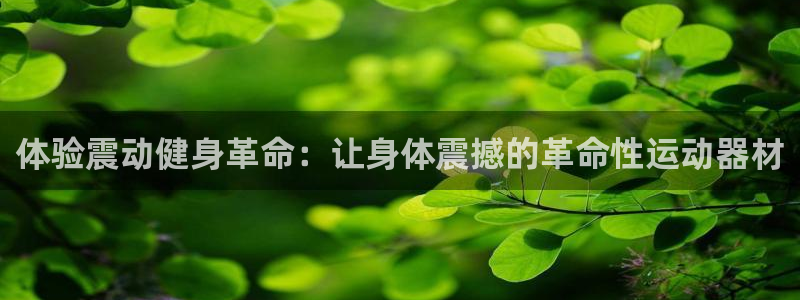 意昂3集团官网首页网址：体验震动健身革命：让身体震撼的革命性